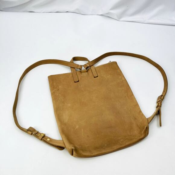 Parker Clay miramar Light Tan Leather Backpack main image 5